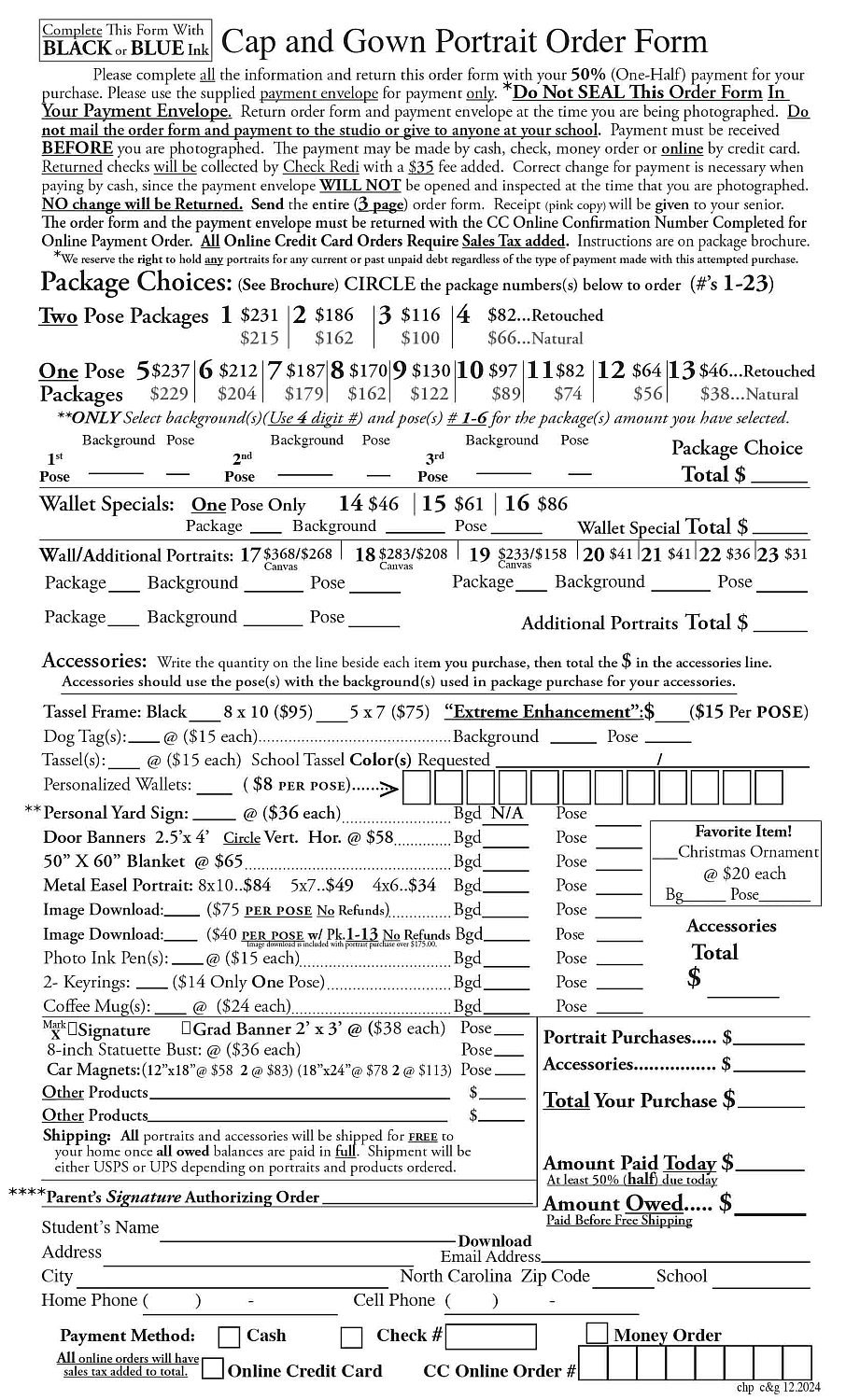 Cap & Gown Special | CandG_Order_form_2025.jpg